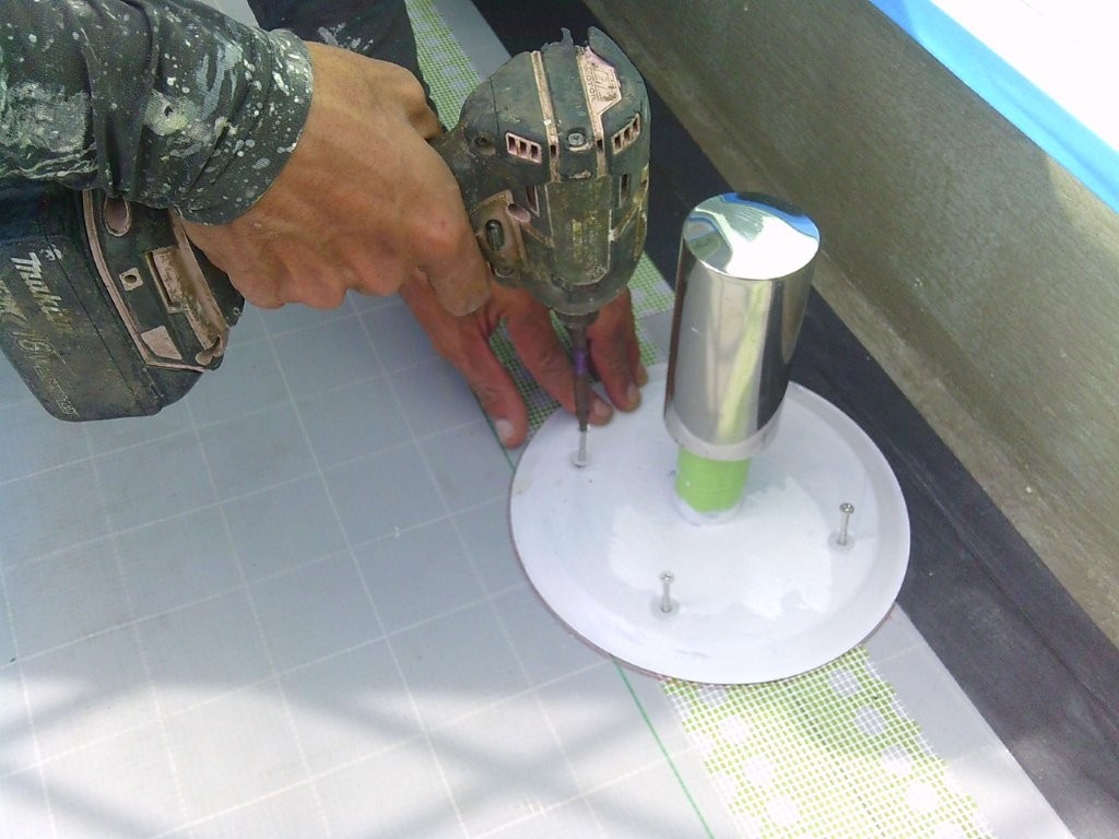 脱気筒設置