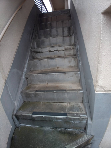 沼津市外階段防水ステップ
